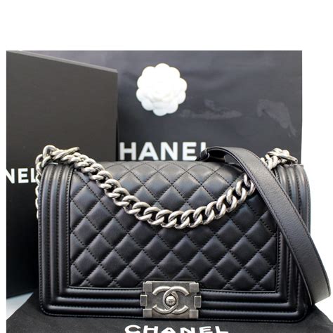 medium boy chanel handbag|chanel boy bag medium price.